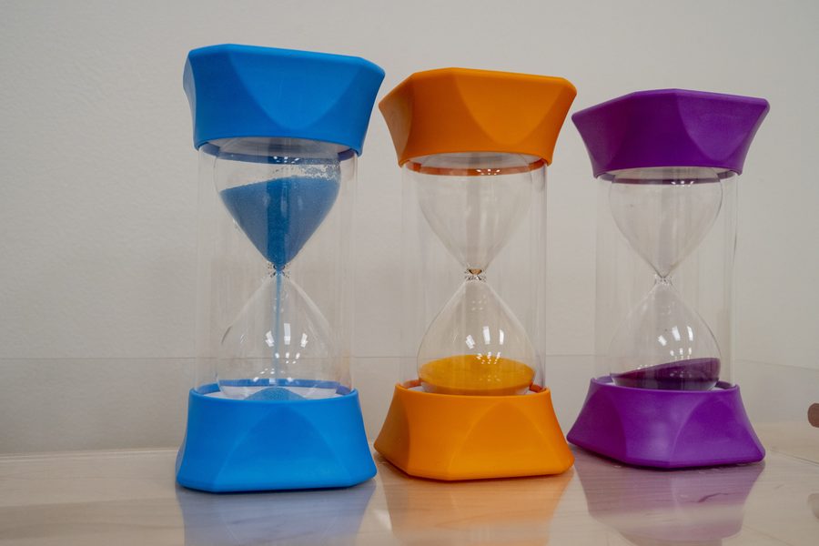 Colorful sand timers